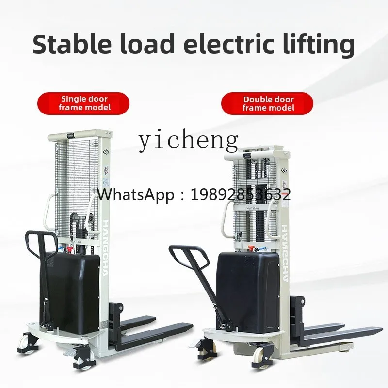 X-24 HCP1016 semi-electric stacker hydraulic lift truck handling loading and unloading lift truck ground cattle forklift
