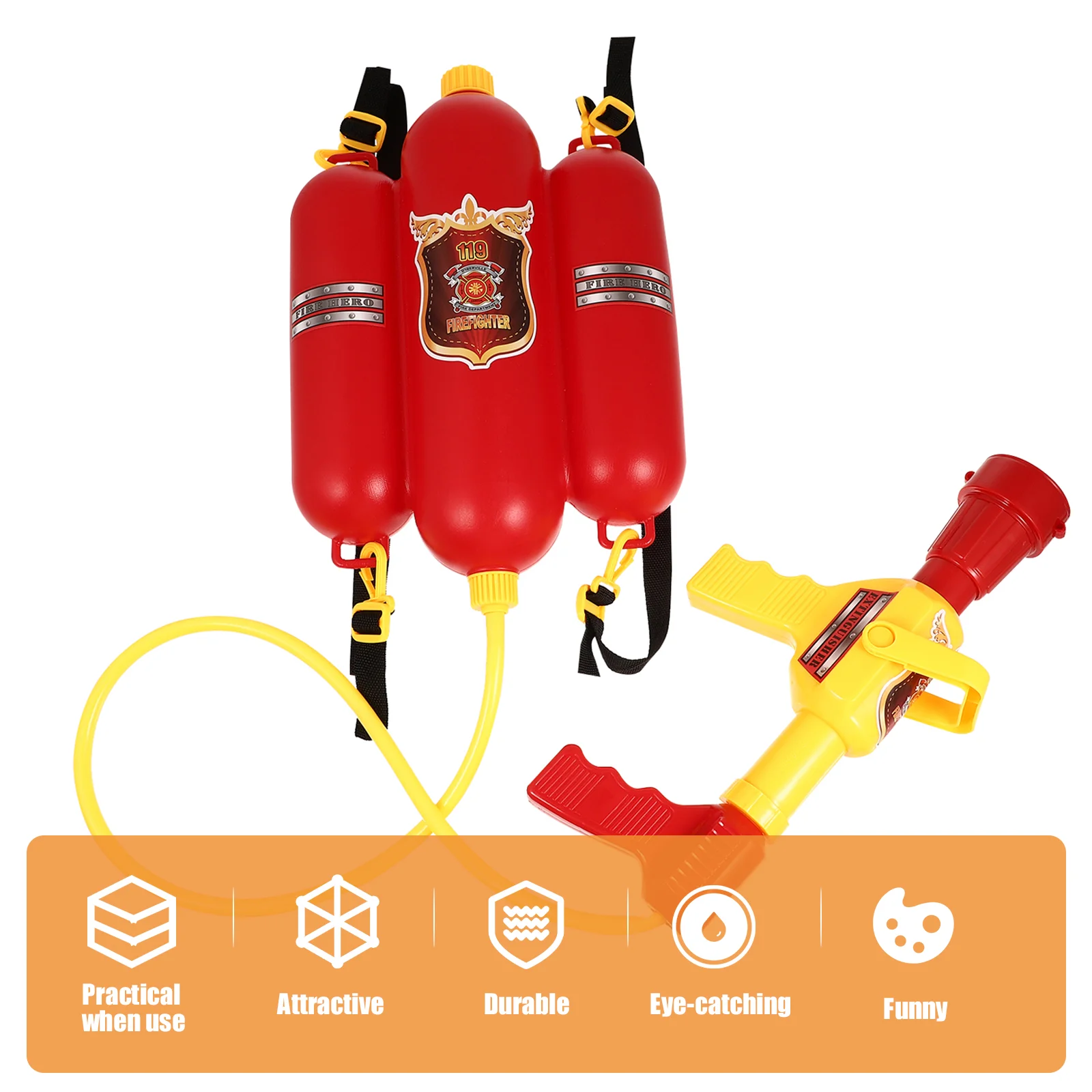 Mochila de fuego disfraz de bombero de agua para niños juguete juego al aire libre juguetes niño