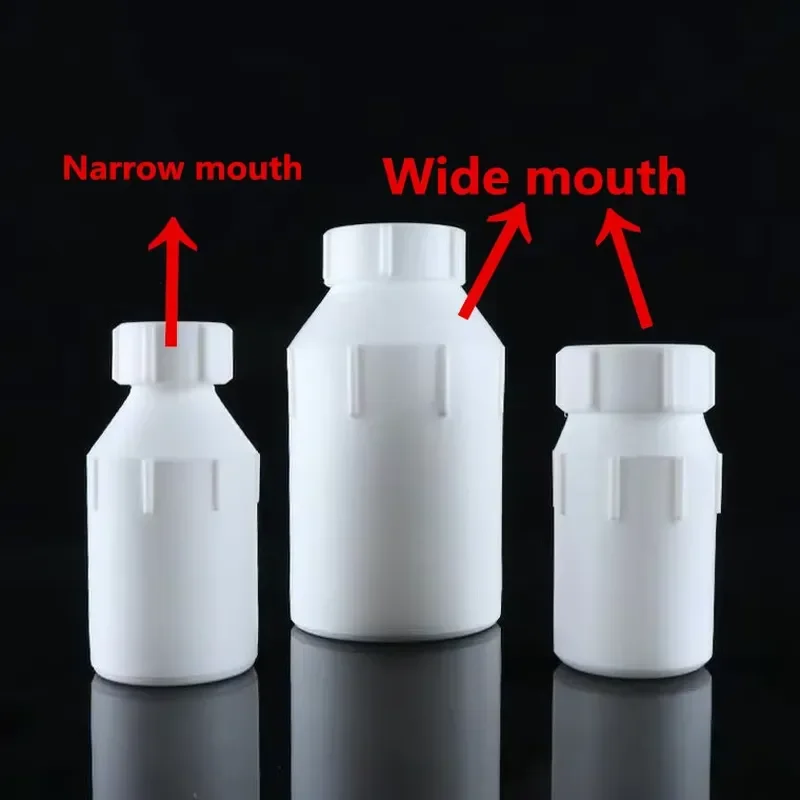 [HAIJU LAB] HAIJU LAB PTFE 시약병 부식 방지 흰색 원통형 실험실 장비 (25ml-2000ml) 썸네일 2