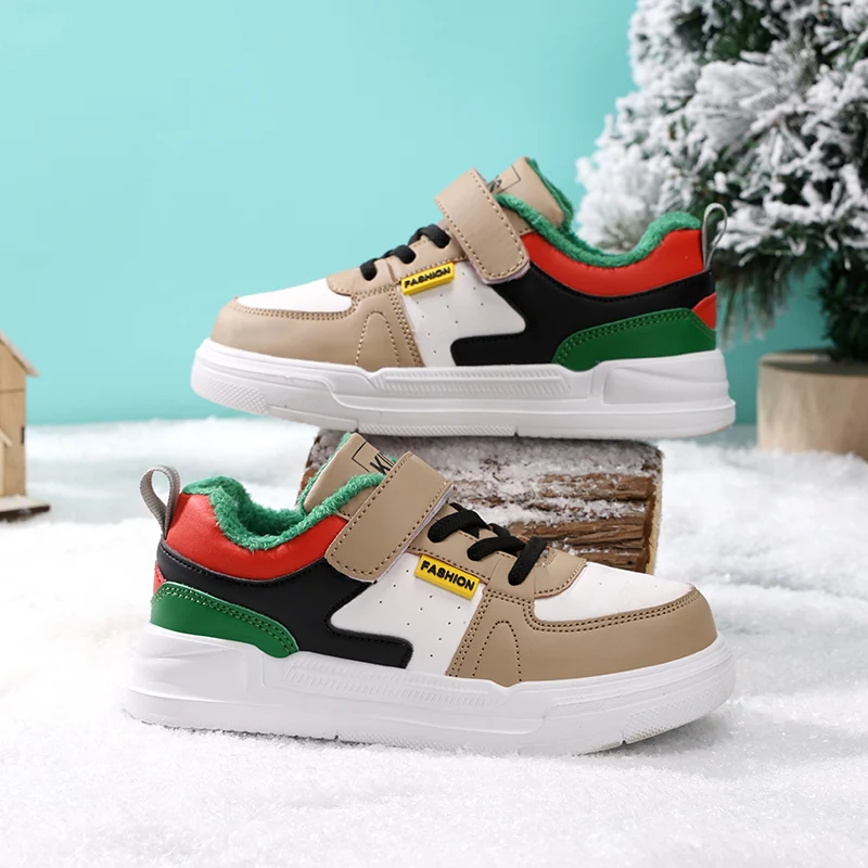 Winter Fashion Sneakers for Children: Casual Board Shoes for Boys and Girls