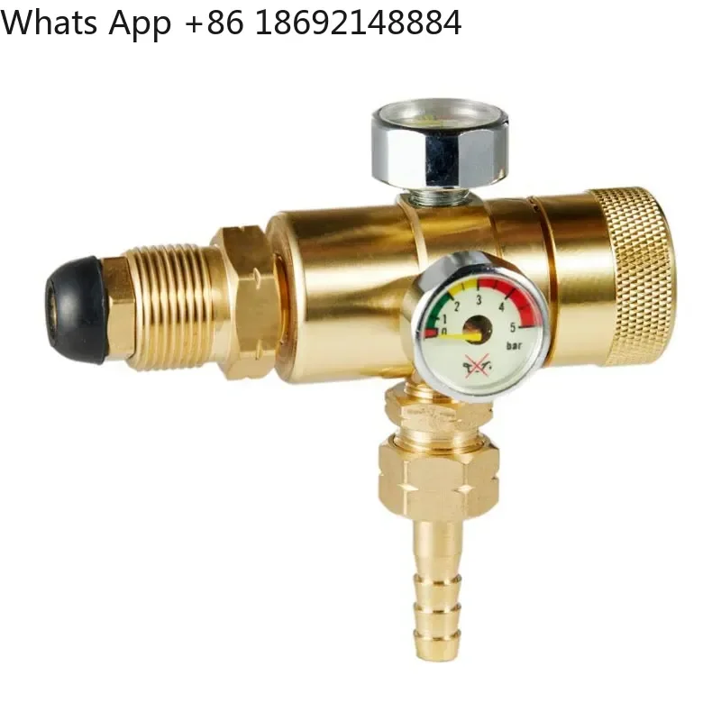All-Copper Anti-Drop Oxygen Acetylene Propane Meter Gas Pressure Reducer for Energy-Saving Gas Pressure Reduction Small
