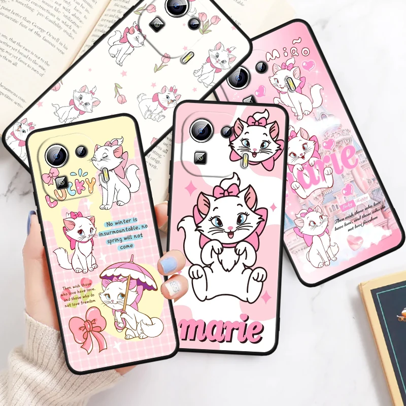 

Mary Cat Disney Cute Cartoon For Xiaomi Mi 14 13T 13 12T 12 11T 11i 11 10T 10 Pro Lite Ultra 5G Black Funda Phone Case
