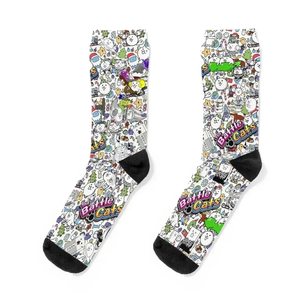 Battle Cats Socks custom Stockings man Stockings compression tennis Socks For Man Women's