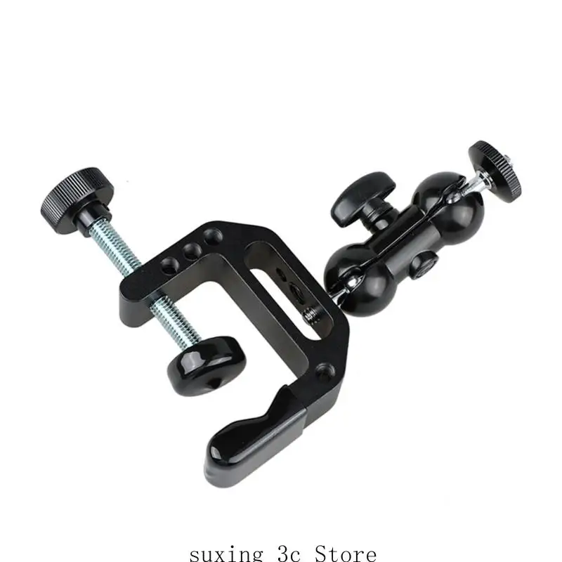 

Camera Mount Clamp Arm With 1/4-20 Thread for Camera Action Camera Flash Light Microphones Monitor Security Camera