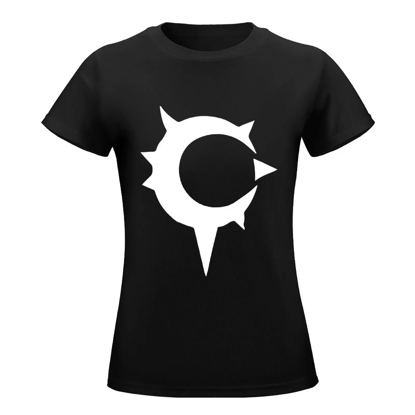 Shadowmoon Clan T-Shirt Blouse anime clothes t-shirts for Women cotton