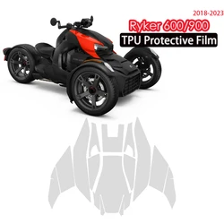 TPU PPF For CAN AM Ryker 600/900 Motorcycle TPU Protective Film Ryker600/900 Paint Protection Invisible Set Body Sticker 2018-23