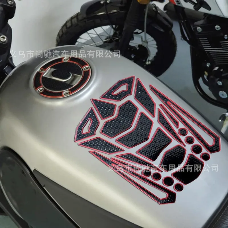 Motorcycle Fishbone Car Sticker PVC Soft Rubber Anti-collision Sticker Car Scratch Sticker Door Engine Hood Stickers and Decal