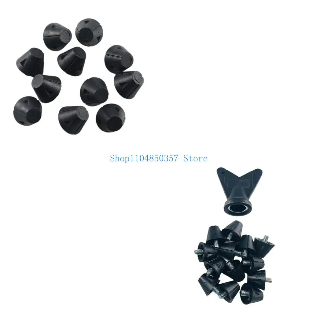 5asd 12Pcs Plastic Replacements Football Studs Replacement Set Football Boot Studs Football Soccer Studs for Football Boot