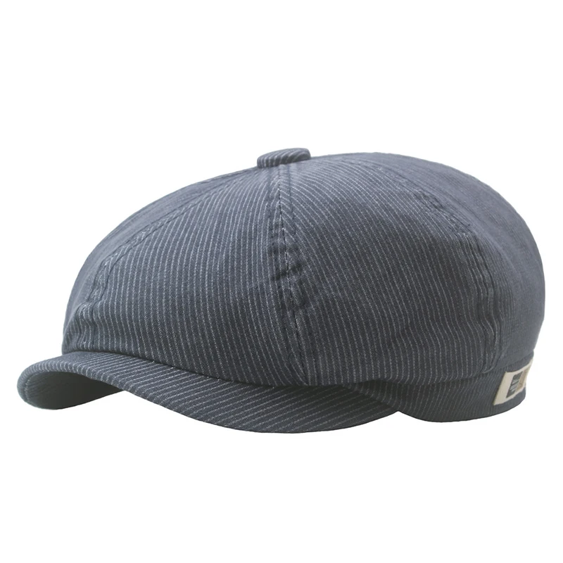 Men Cotton Newsboy Hats Berets Women Herringbone Flat Caps Driving Bunnet Ivy Hat Bakerboy Hats Summer Autumn Boina BJM48