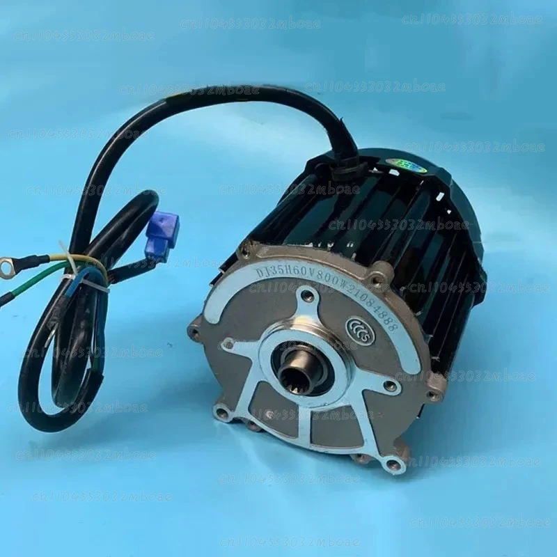 500W - 1000W Special Motor for Electric Three-wheel Vehicles 5-pin 14-tooth Differential Gear 48V 60V Pure Copper Motor