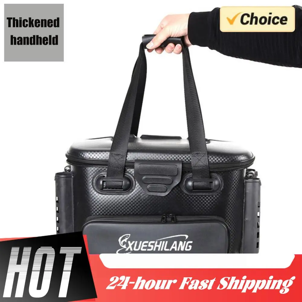 

EVA Fishing Tackle Box Multifunctional Fishing Hook Stop Beads Box Portable Sticker Design with Handheld for Fished Gear