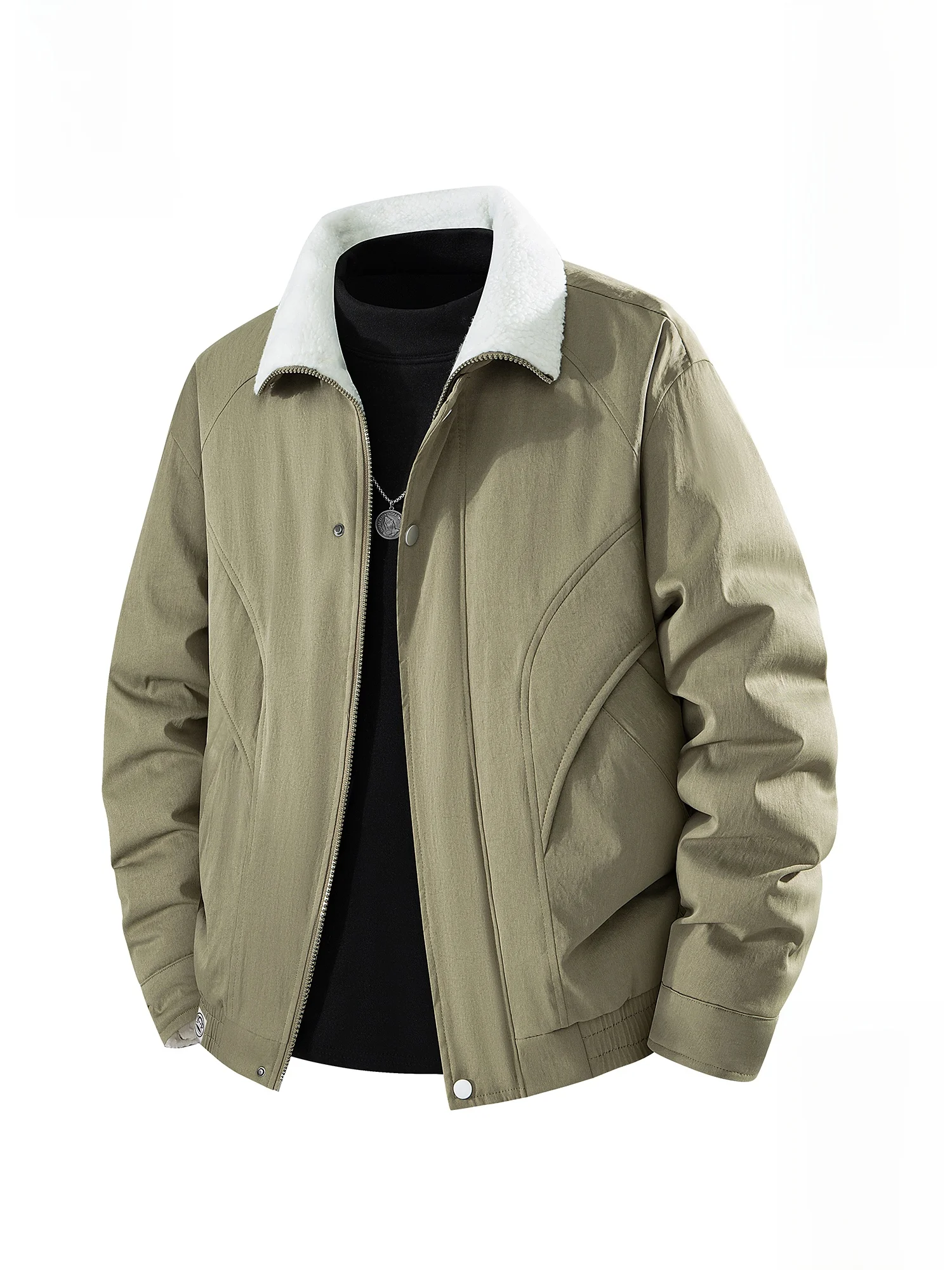 

Зимняя утепленная куртка Paul Frank из хлопка с воротником из овечьего бархата, мужская свободная теплая верхняя одежда в модном городском стиле