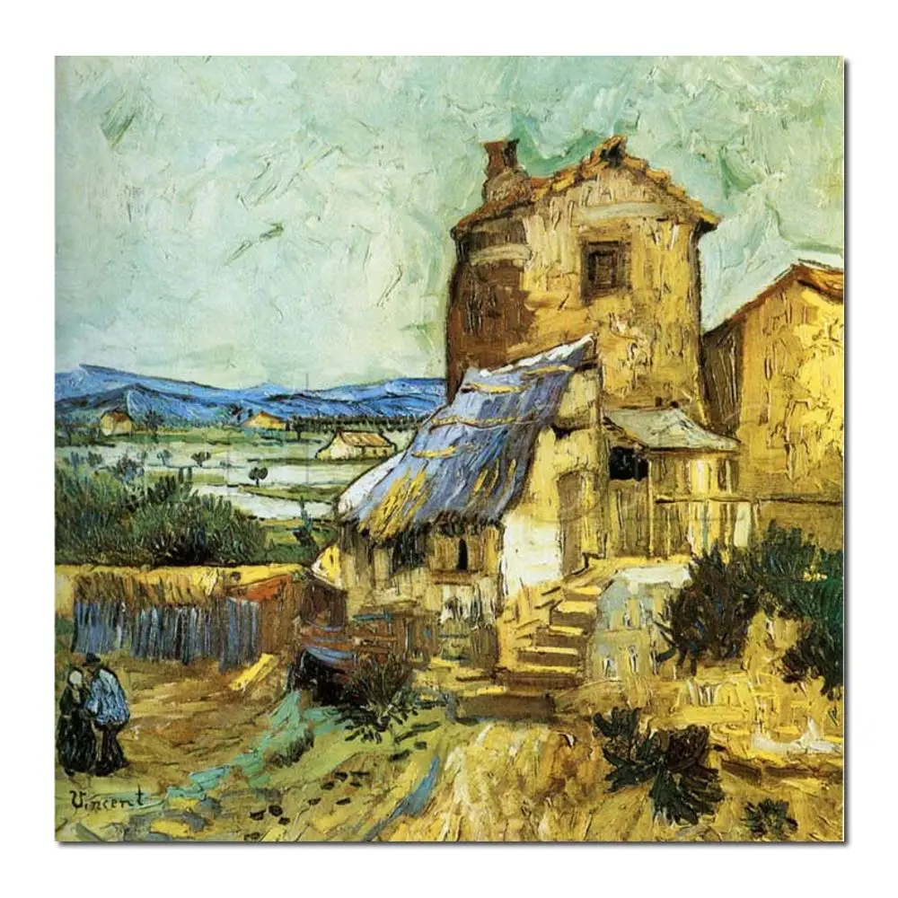 

High Quality Vincent Van Gogh Paintings Le Vieux Moulin Landscape Canvas Art Hand-painted Artwork for New House Home Decor