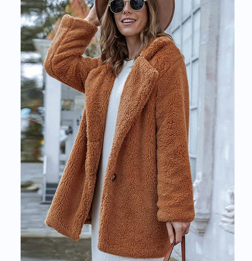 2023 New Fur Coat Women Teddy Bear Fur Coat Warm Fashion