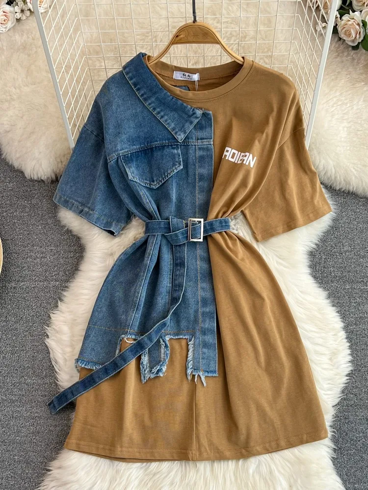 Весенние винтажные новые модные женские повседневные рубашки в гонконгском стиле, модные женские рубашки с круглым вырезом и короткими рукавами с отложным воротником и цветным принтом