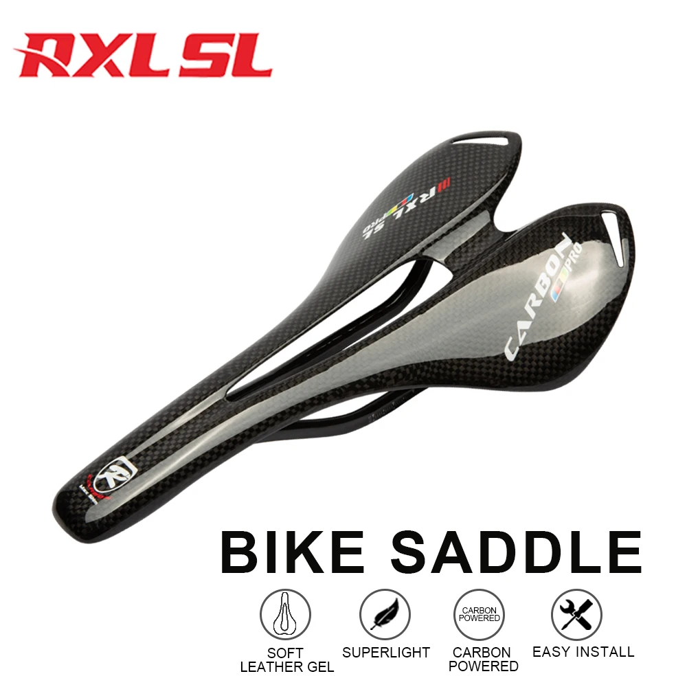 

RXL bicycle seat cushion, bicycle saddle, comfortable road bicycle saddle, ergonomic design, 270 * 141mm bicycle hollow seat