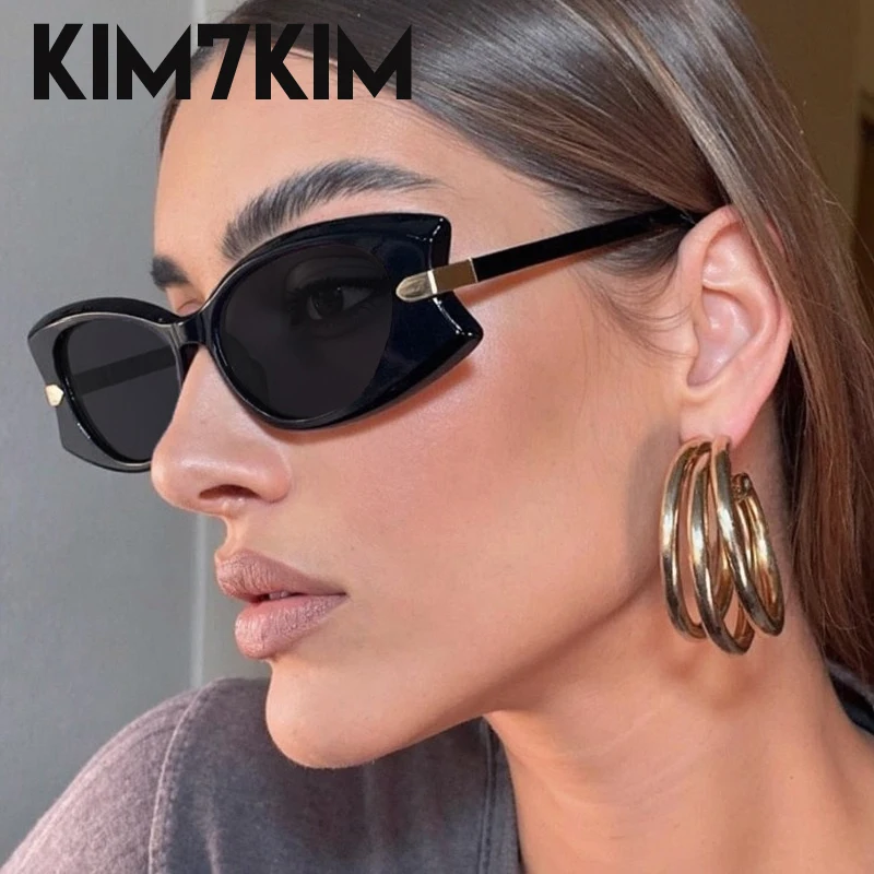 

Y2K Punk Sexy Cat Eye Sunglasses Women 2025 Luxury Brand Fashion Butterfly Sun Glasses For Ladies Cateye Eyewear UV400 Shades