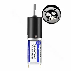 DC 6V 12V D3mm Planetary Gear Motor 11.5-2526RPM Reversible Speed Reduction Gearbox Engine GA16Y-050 DIY Accessories Parts