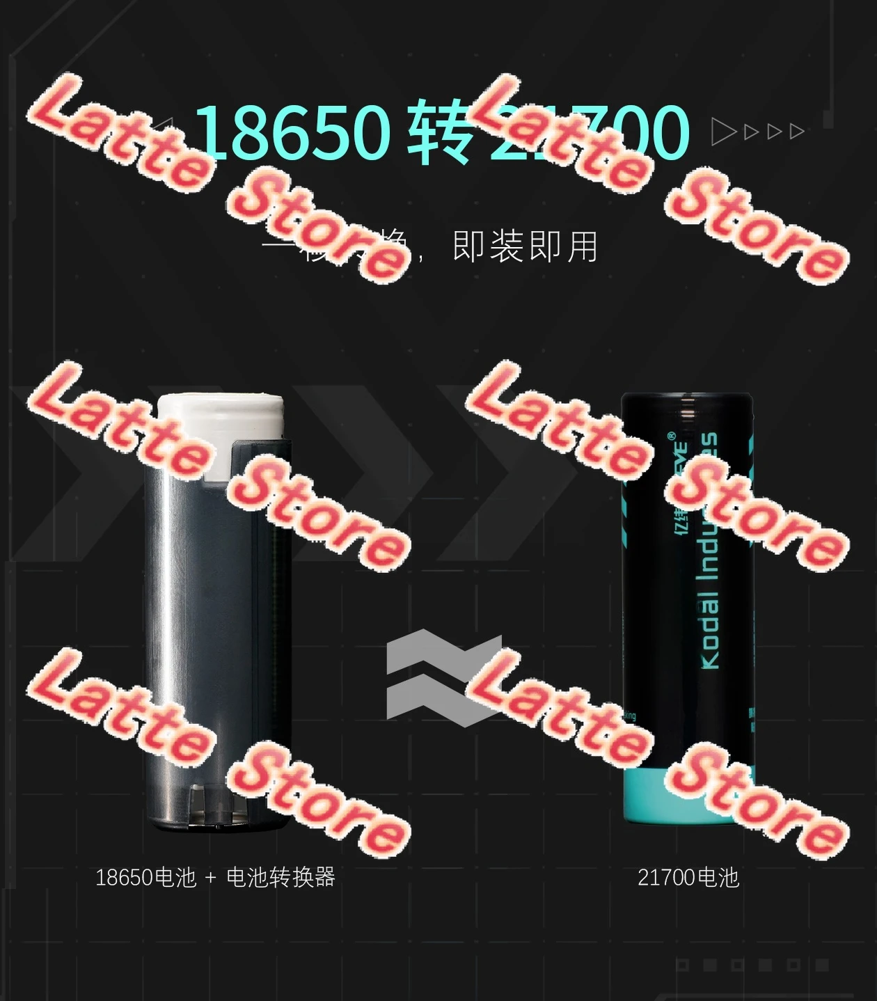 18650 To 21700 Lithium Battery Conversion Sleeve, Universal Rechargeable Cell Adapter Holder For Battery Size Conversion Replace