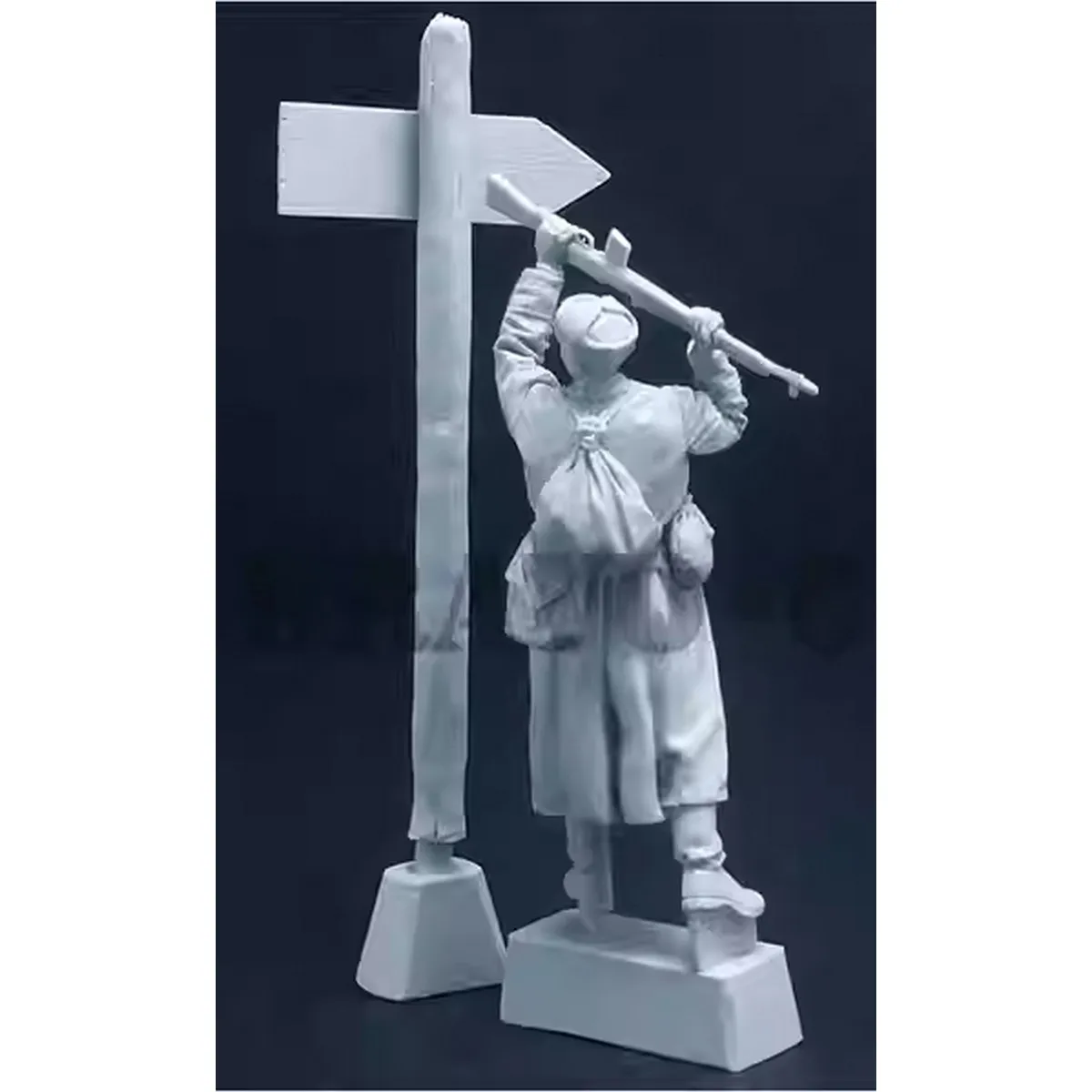 

1/35 комплект неокрашенной модели из смолы, военная тема, советский солдат в разобранном и неокрашенном виде GK, 1401R