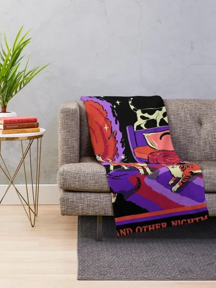 The Cat Dimension Throw Blanket Designers for winter halloween Blankets