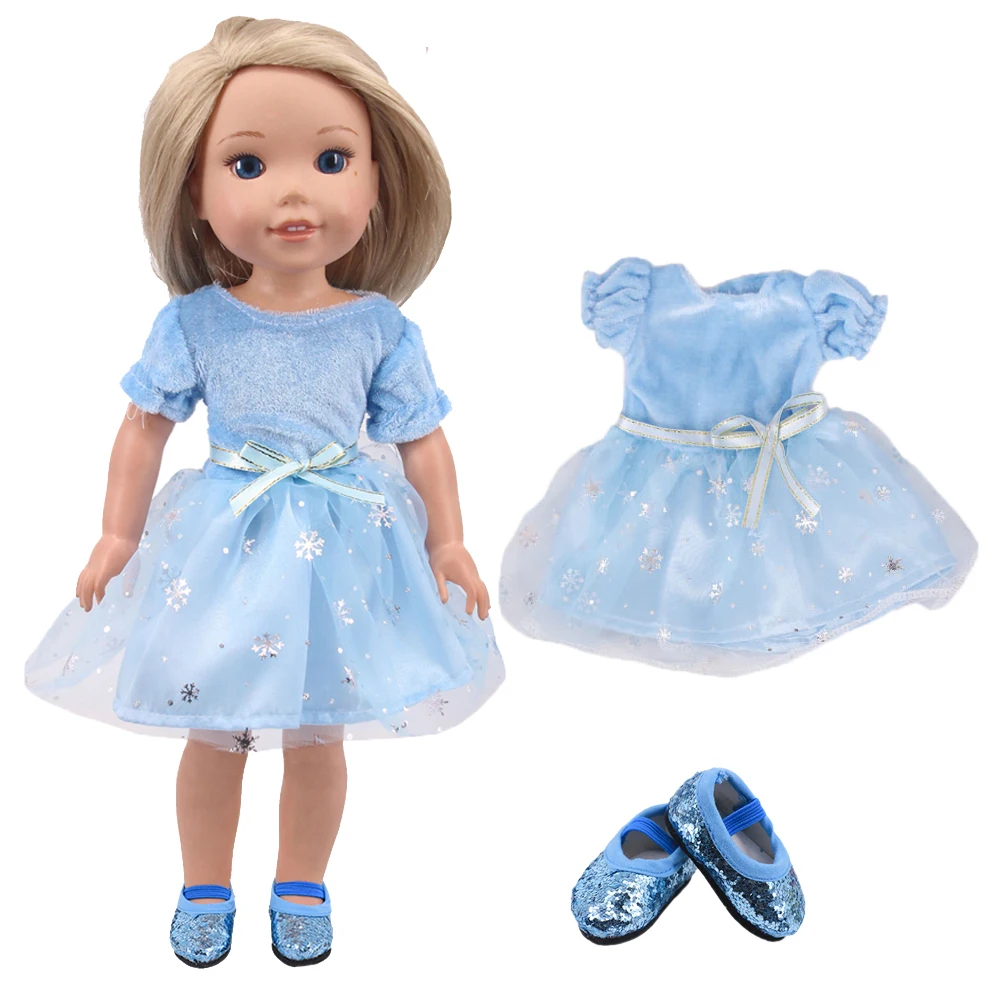 1 Set Of 14.5-Inch Doll Clothes Cute Casual Daily Clothes, For 32-34Cm Paola Reina Doll Accessories Girl\'s Toy Gifts Dolls Shoes