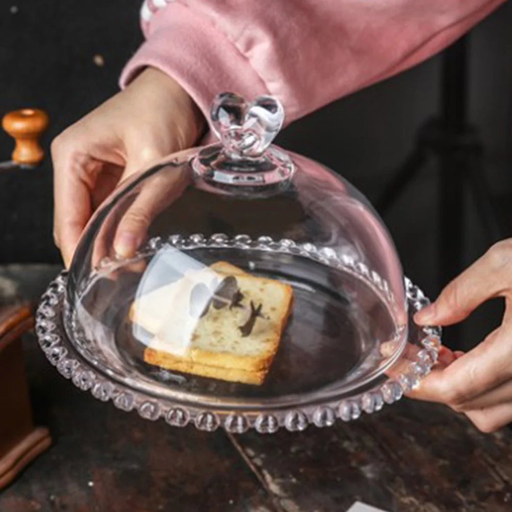 

Форма для торта с крышкой, тарелка, купольный стеклянный поднос, десертное блюдо, прозрачная подставка