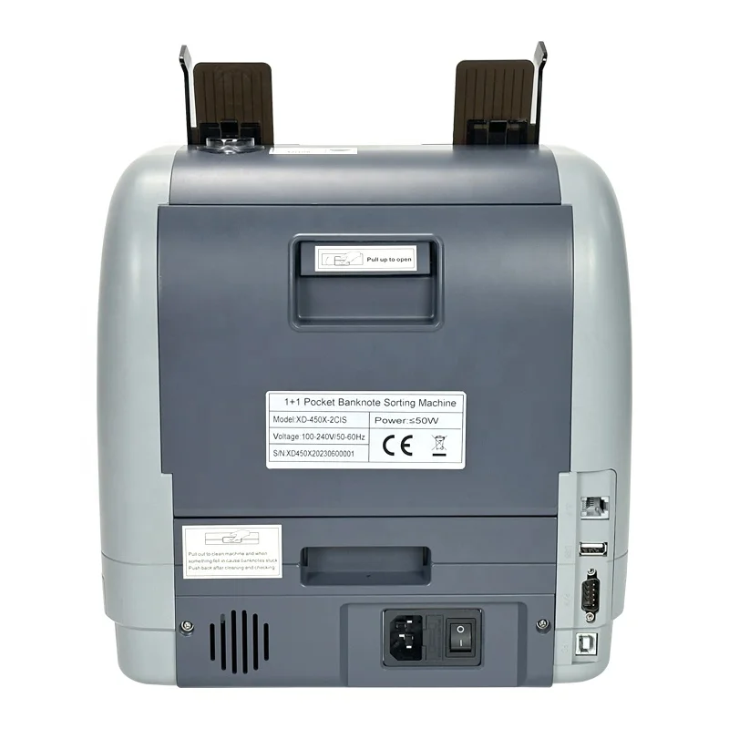 الكشف عن الطباعة الرقم التسلسلي متعدد العملات قيمة المزيج آلة عداد النقود عالية الجودة عد الفواتير النقدية #4