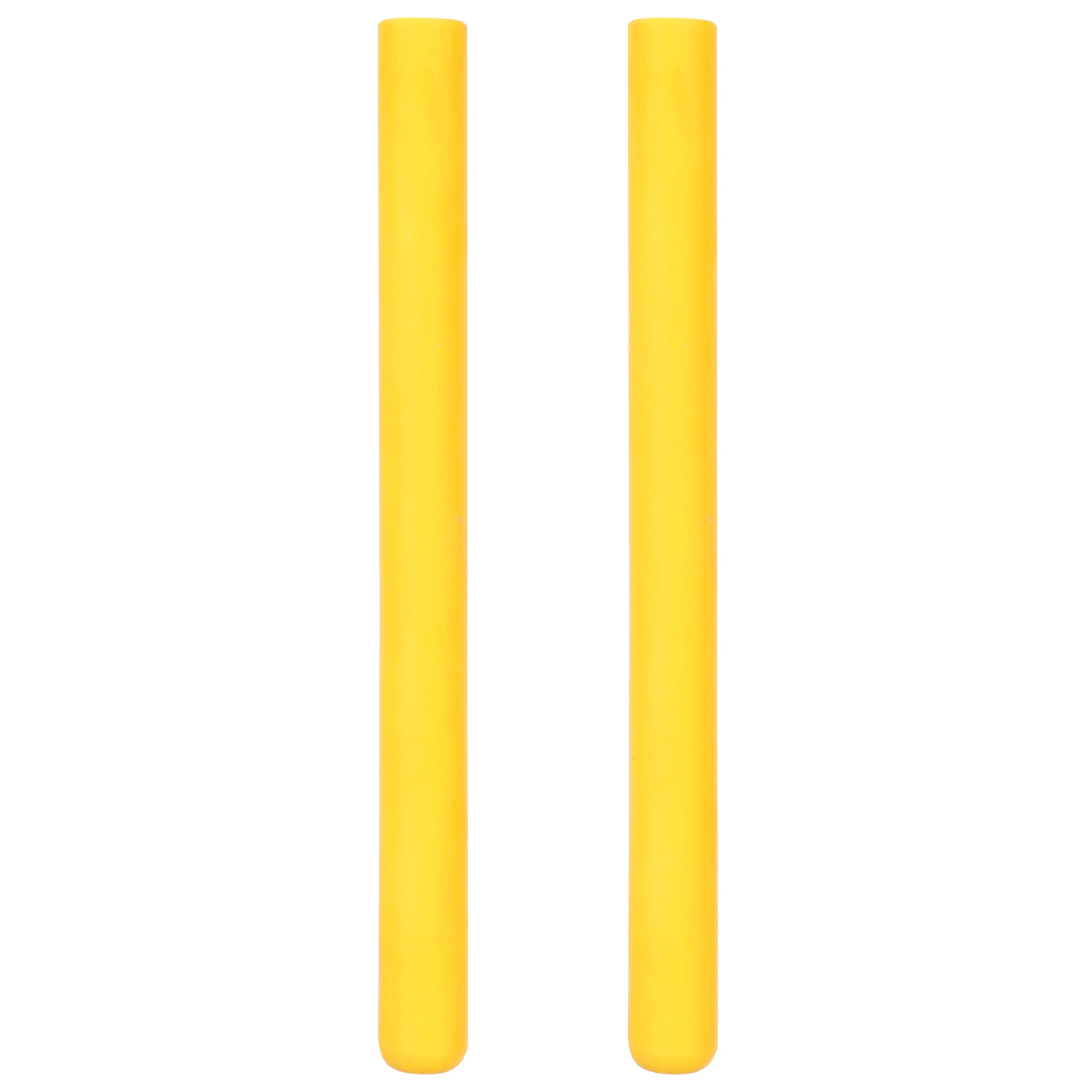 

2pcs Stick Silicone Cover Practice Rubber Tips Mute Protectors Size Covers For Drumsticks Quiet Drum Sticks Drum Set Supplies