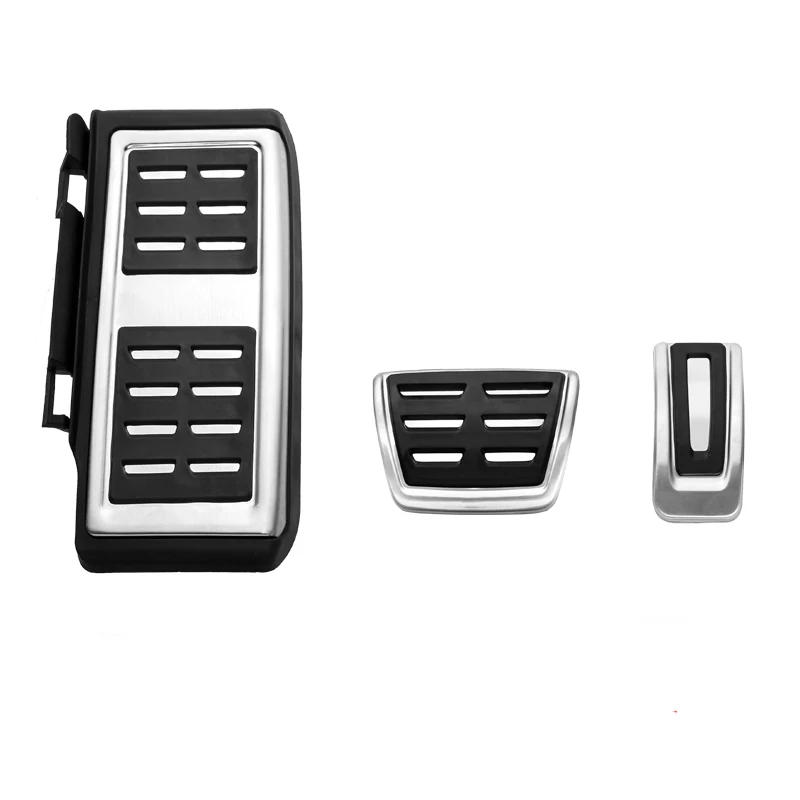 para Skoda Octavia A7 2014 2015 2016 2017 2018 2019 accesorios Pedal de freno de acelerador de acero inoxidable para coche embellecedor de reposapiés