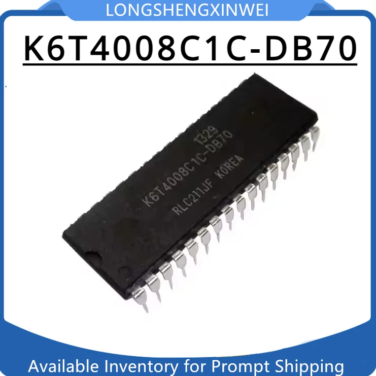 1PCS New Original K6T4008C1B-DB70 K6T4008C1B-DB55 K6T4008C1C-DB70 Inline DIP-32 Memory