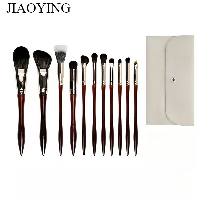 

Water Drop Slim Waist 11 Makeup Brush Set Novice Beginner Makeup Set Brush Loose Powder Blush Contouring Eyeshadow Makeup Tool