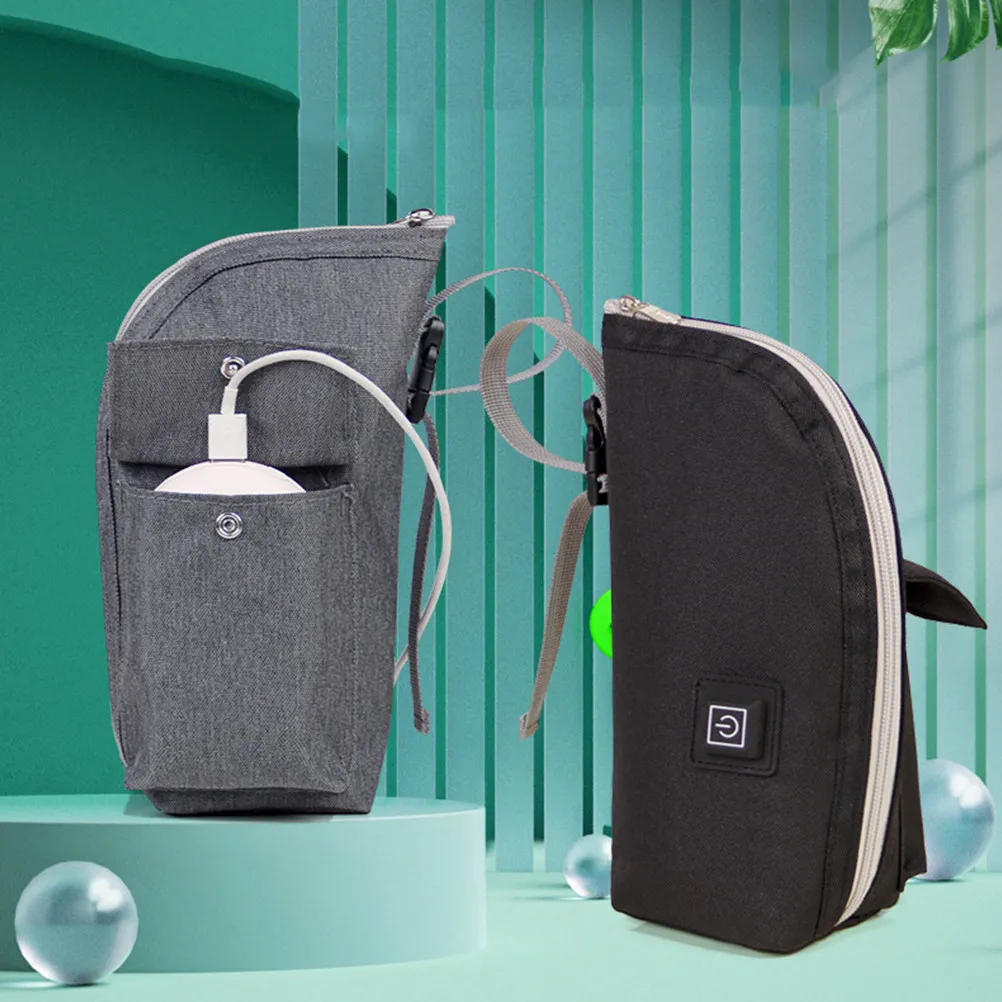 

Portable Car Baby Bottle Warmer Travel Insulated Bottle Bag Milk Powder Holder Zipper Cover for Feeding Breast Milk Storing Bags