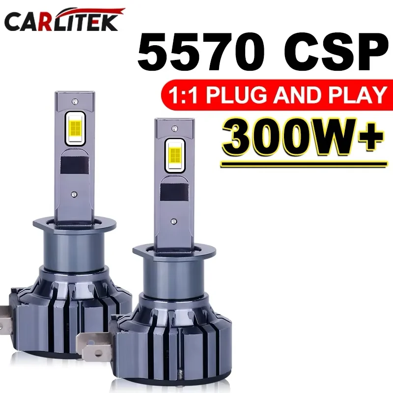 

CARLitek LED Headlight Bulbs H7 H1 LED Fog Light Wireless Plug&Play 6500K Super 30000LM 300W Auto Lamps DRL Daytime Running 12V