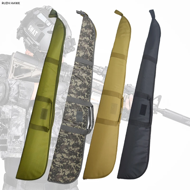 Bolsa táctica para pistola de caza al aire libre, bolsa para transporte de pistola de aire, Rifle de tiro, correa para el hombro, mochila, accesorios de caza