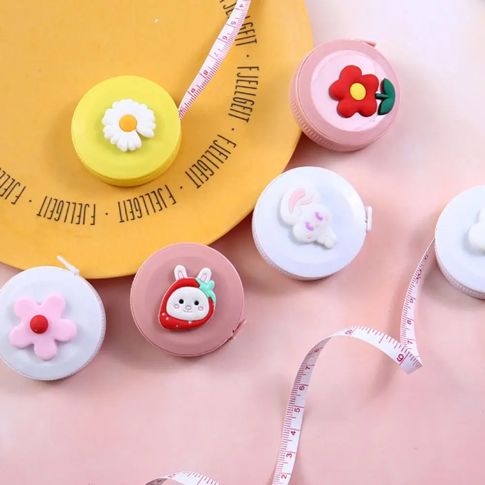 Portable Mini Cartoon Tape Measure Soft Sewing Tools Accessories Tape Ruler Home Creativity Measuring Ruler