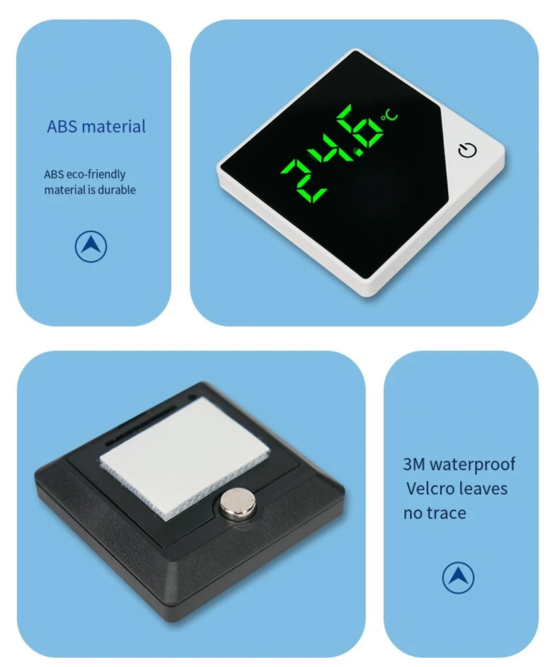 Fish Tank Thermometer Digital with Precise Temperature Display LED and Alarm Function for Aquarium Water Monitoring