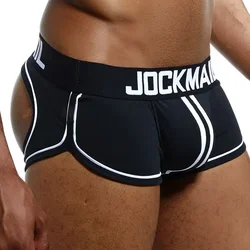 JOCKMAIL-ropa interior Gay para hombre, Bóxer con Espalda descubierta, suspensorio erótico, tangas sexys, Cueca