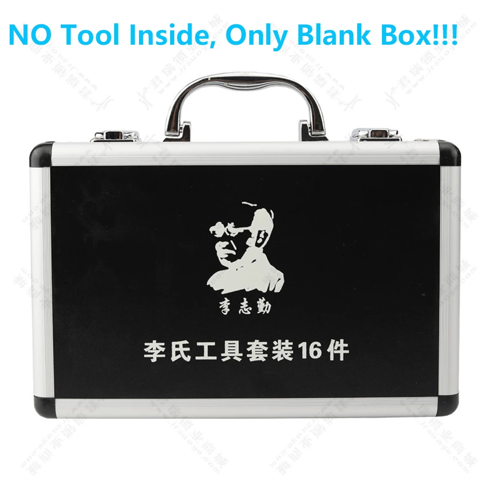 JMCKJ Locksmith Tool Original Box Lishi 2 in 1 Tool Repair Tool Box Storage Case For 16pcs Lishi 2 in 1 and 1pc Lishi Key Cutter