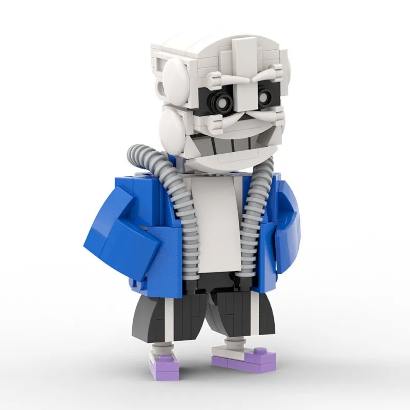 スケルトン ブラザーズ MOC ビルディング ブロック、アンダーグラウンド レジェンド キャラクター セット、ファン向けの RPG ゲームにインスパイアされた DIY モデル