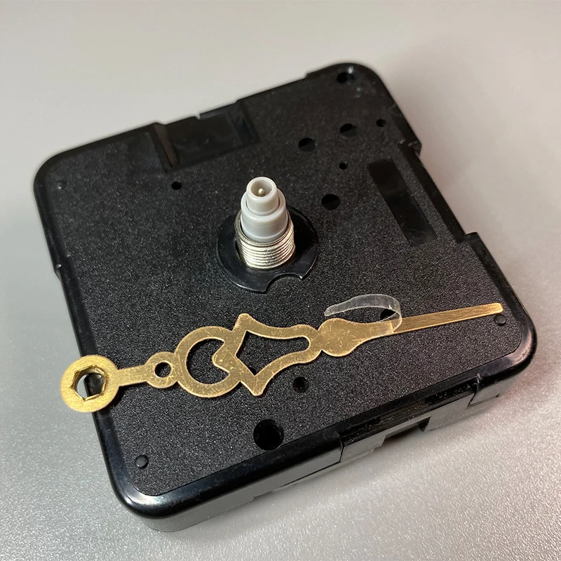 Su HS88 Silent Plastic Mechanism For Wall With 9107 Gold Hands Accessory Diy Quartz Clock Movement