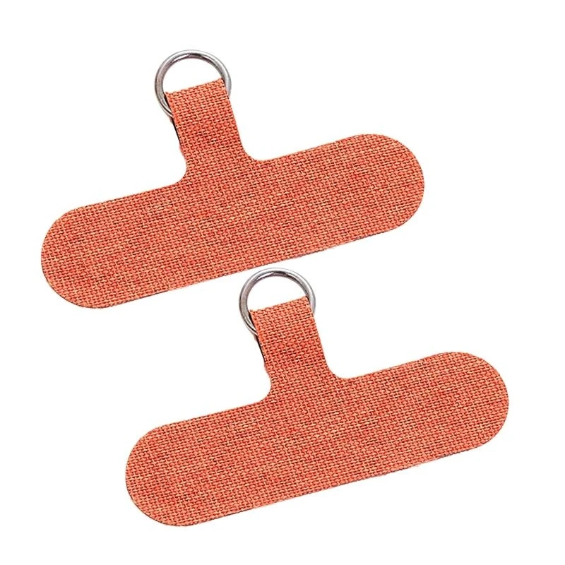 Pestaña cordones teléfono W89C para tarjeta vaina Junta Clip orificio correa colgante del parche 2 piezas