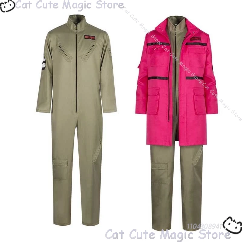 

Ghost Busters Frozen Empire Uniforms Coat Cosplay Men Women Jumpsuit Costume Carnival Outfit Roleplay Clothes Halloween Play Cos