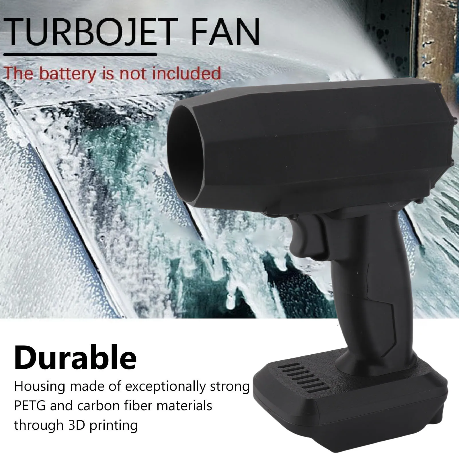 

Dry Blower Brushless Motor Electric Air Duster PETG and Carbon Powerful 150000RPM Cordless for Outdoor Camping