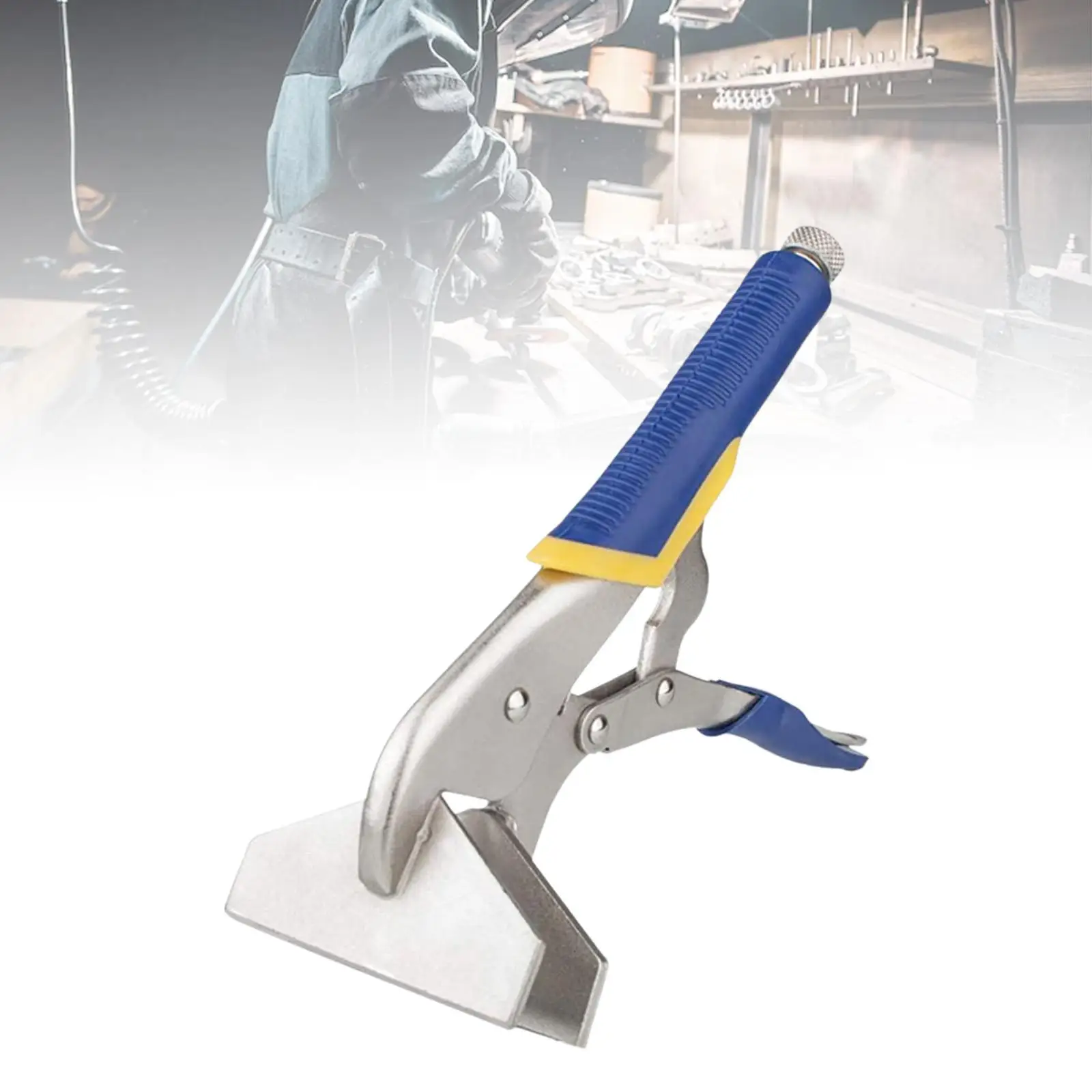 

Sheet Metal Hand Seamer Flattening Metal Multiuse Hand Tool Duckbill Plier Flanging Plier for Industrial Home Workplace Plumbers