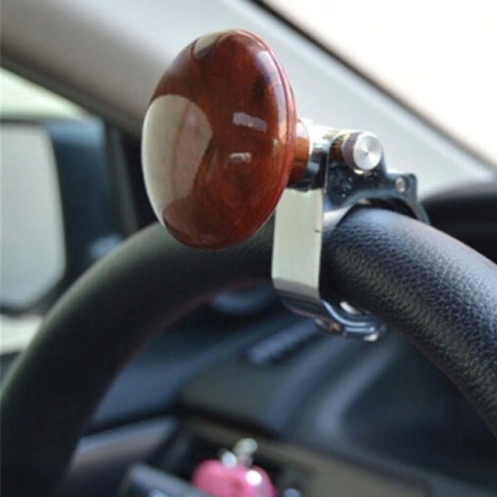 

Универсальный автомобильный вспомогательный шарик рулевого управления, регулируемый металлический усилитель мощности с подшипником для легкого помощи вождения