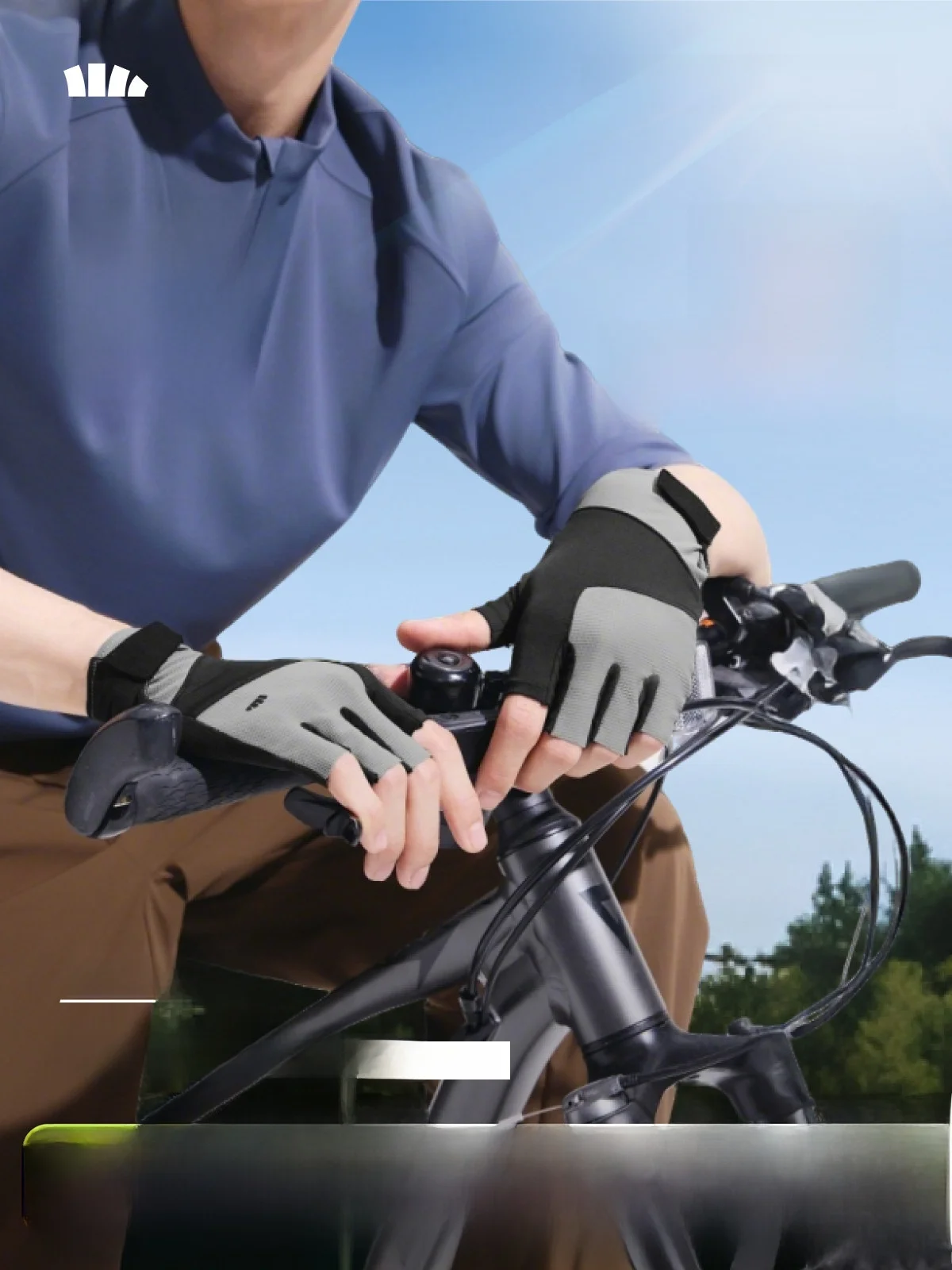banana-leaf-men's-sports-sun-protection-gloves-half-finger-quick-dry-anti-slip-high-elasticity-outdoor-cycling-driving-uv-pro