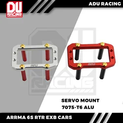 ADU Racing SERVO MONTAJE CNC 7075 T6 ALUMINIO PARA ARRMA 6S 1/8 Y 1/7