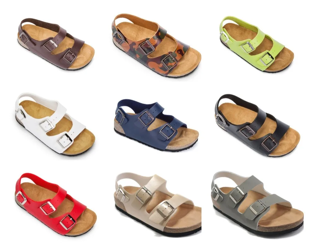 สไตล์ใหม่ Classiche รองเท้าแตะ Unisex ฤดูร้อนกลางแจ้งนุ่มหรูหราที่มีชื่อเสียงยี่ห้อรองเท้าสบายๆรองเท้าชายหาดปรับได้พร้อมกล่องแบรนด์