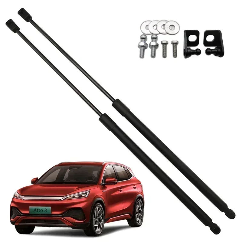 Hood Struts for BYD Atto3 Yuan Plus Front Hood Lift Supports Struts Shocks Engine Cover Struts Front Hood Lifters Hydraulic Rod